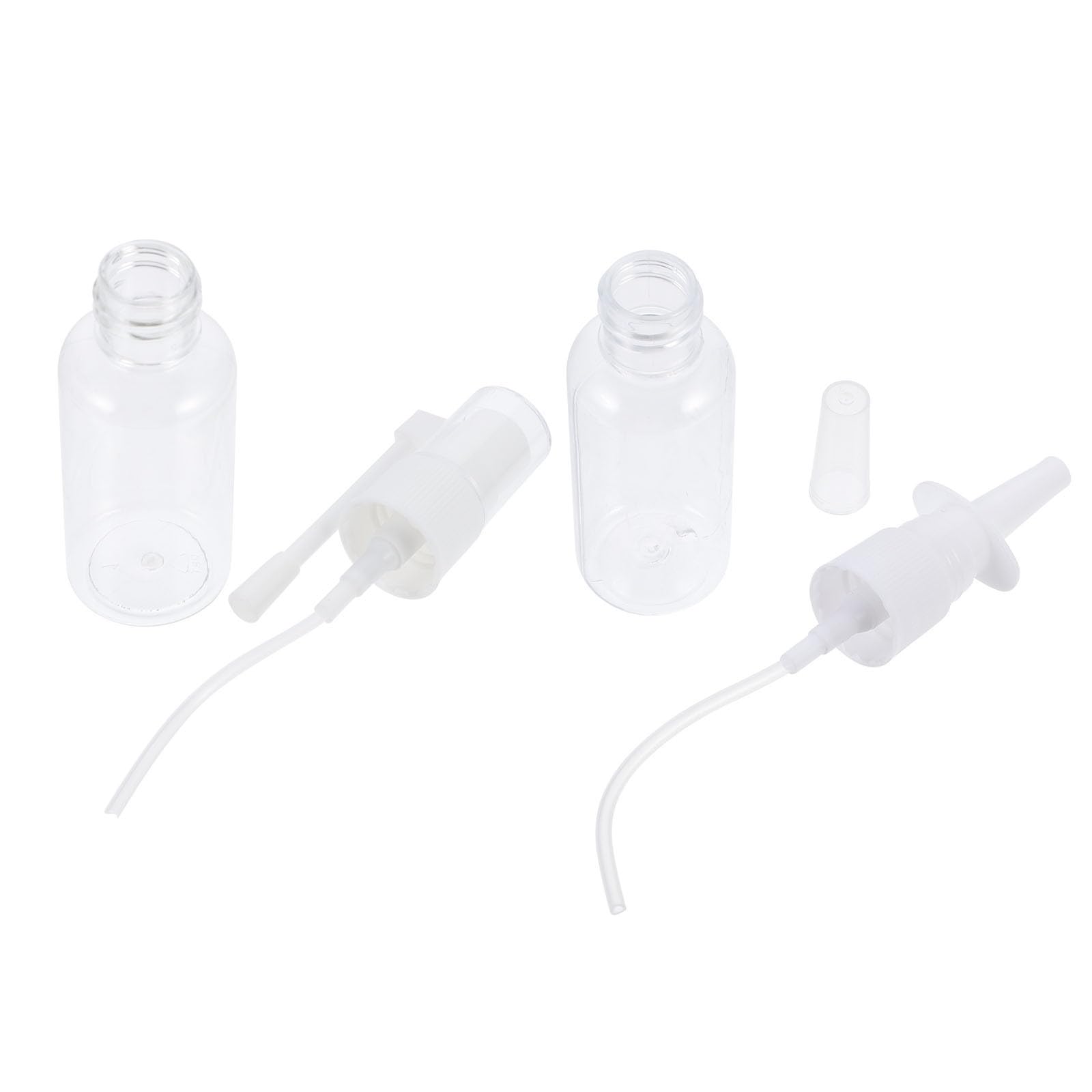 STOBAZA Botellas para Limpieza Nasal de 30ml para Ñiño, Diseño Portátil de Pet, Pack de 2 Piezas para Lavado de Cavidades Nasales y Uso Nasal Seguro