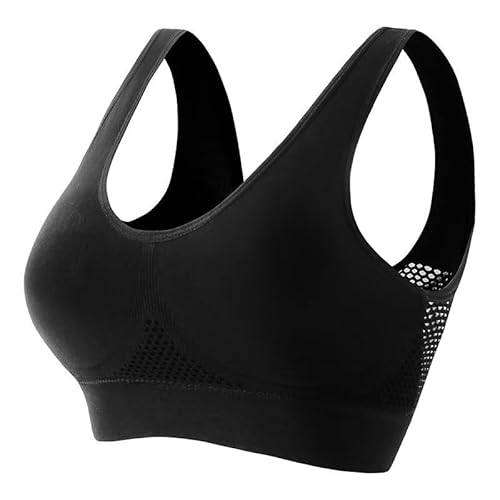 Set of 3 Women's Sports Bras Strong Support Lingerie Padded Bra 2025 Sale Comfortable Push Up Classic Seamless Underwire Bra for Sport Yoga, M-Multi-Coloured, 4XL