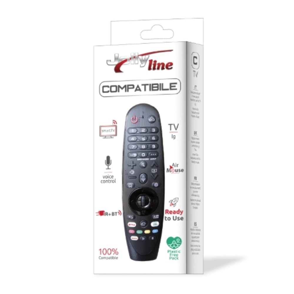 Jolly Line Pilot zamienny do telewizora Smart TV kompatybilny z LG - z głosem i symboliką jako oryginalny - gotowy do użycia - AN-MR20GA