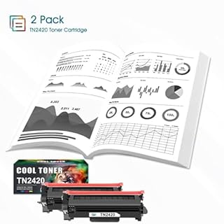 Cool Toner TN2420 Compatibile Cartuccia di Sostituzione per Toner Brother MFC L2710DW L2710DN MFC-L2710DW MFC-L2710DN MFC-L2750DW HL-L2350DW DCP-L2510D DCP-L2530DW TN 2420 TN-2420 TN2410 Nero 2-Pack