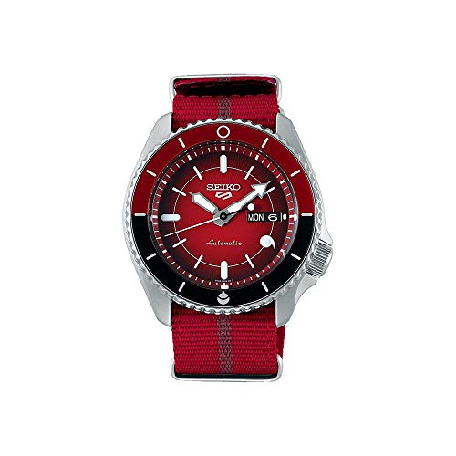Seiko 5 Sports Automatic Men's Wristwatch Sarada Uchiha SRPF67K1