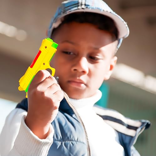Image of VGRASSP Mini Light and Sound Pistol Toy for Kids - Pretend Play Gun Toy with Shooting Sound Effects - Birthday Return Gift - Color As Per Stock