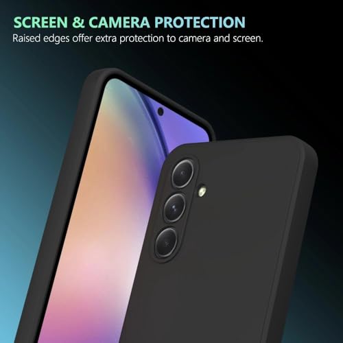 Image of for Samsung Galaxy A37 Case Black, Scratch Resistant with Soft Touch, Slim Thin Phone Cover for Galaxy A37