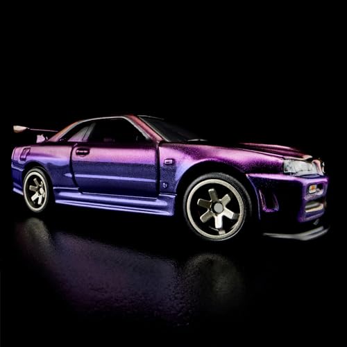 Hot Wheels Nissan Skyline GT-R BNR34 escala 1:64 miniatura 3