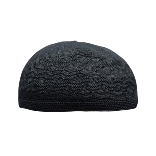 Image of ICH Premium Turkish Knitted Cap Model No. (N-09) | Soft, Comfortable & Stretchable Lightweight Headwear | Breathable Free Size Cap, Travel, Casual & Traditional Use