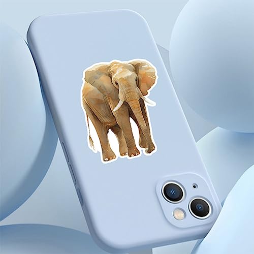 50Pcs African Savannah Animals Stickers Waterproof Vinyl Decals for Adult Teen Kids Cup Water Bottles Laptop Luggage Computer Mobile Phone Guitar Skateboard Decoration