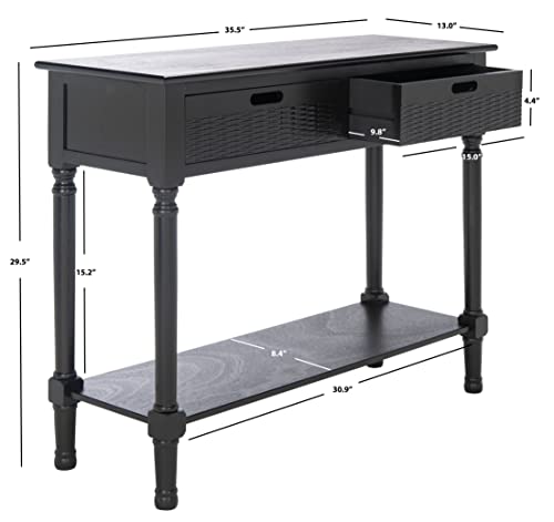 Safavieh Home Collection Landers Black 2-Drawer Console Table Cns5710B, 0 #TOP1