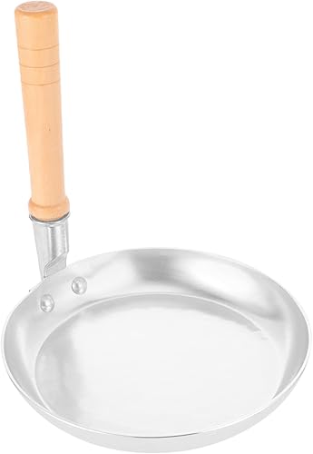 Hemoton Sartén japonesa para huevos de acero inoxidable para padres e hijos, sartén para tortillas, sartén para huevos, accesorios de cocina japonesa