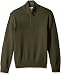 Dockers Men's Cotton Long Sleeve Solid Textured Chest Stripe