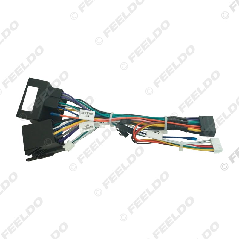 Car for Audio Wiring Harness with Canbus Box for Mercedes-Benz B200 Aftermarket 16pin CD/DVD Stereo Installation Wire Adapter - (Color Name: B only canbus Box)