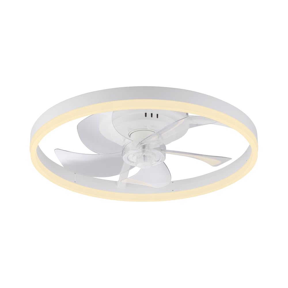 Just Light. LED Deckenleuchte Deckenventilator D= 50cn warmweiß-kaltweiß