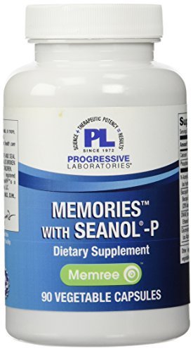 Progressive Labs Memories with Seanol-P Supplement, 90 Count by Progressive Labs