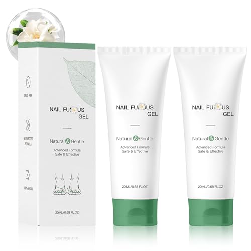 2PCS Natural Nail Repair Care Gel, Nail Repair Care Gel, Nail Growth Repair Serum, Foot Care Cream for Moisturizing and Repairing Feet