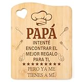 Tulolvae Regalo Padre, Regalo Papá - Tabla de Cortar de Bambú Grabada, Regalo Padre Cumpleaños, Regalo Navidad Papa Originales, Regalos Hombre para Cumpleanos, Regalo Dia del Padre