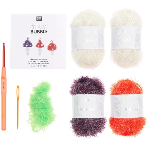 Kit crochet Creative Bubble Rico Design Shrooom texture abrasive - 2