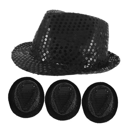 Chapeau à paillettes pour femmes, lot de 4 pour briller ensemble lors de vos spectacles