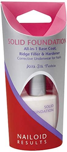 NAILOID Solid Foundation Nail Treatment 12ml, White, 12 ml (Pack of 1)