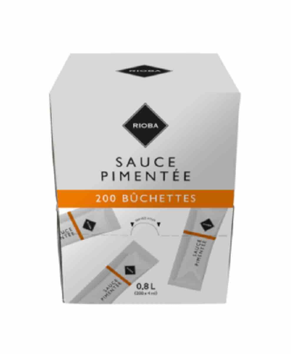 Sauce Pimentée Bûchette RIOBA 200 x 4ml/Boite - Offres de 1 et 2 Boites - Livraison Gratuite France (2 boites)