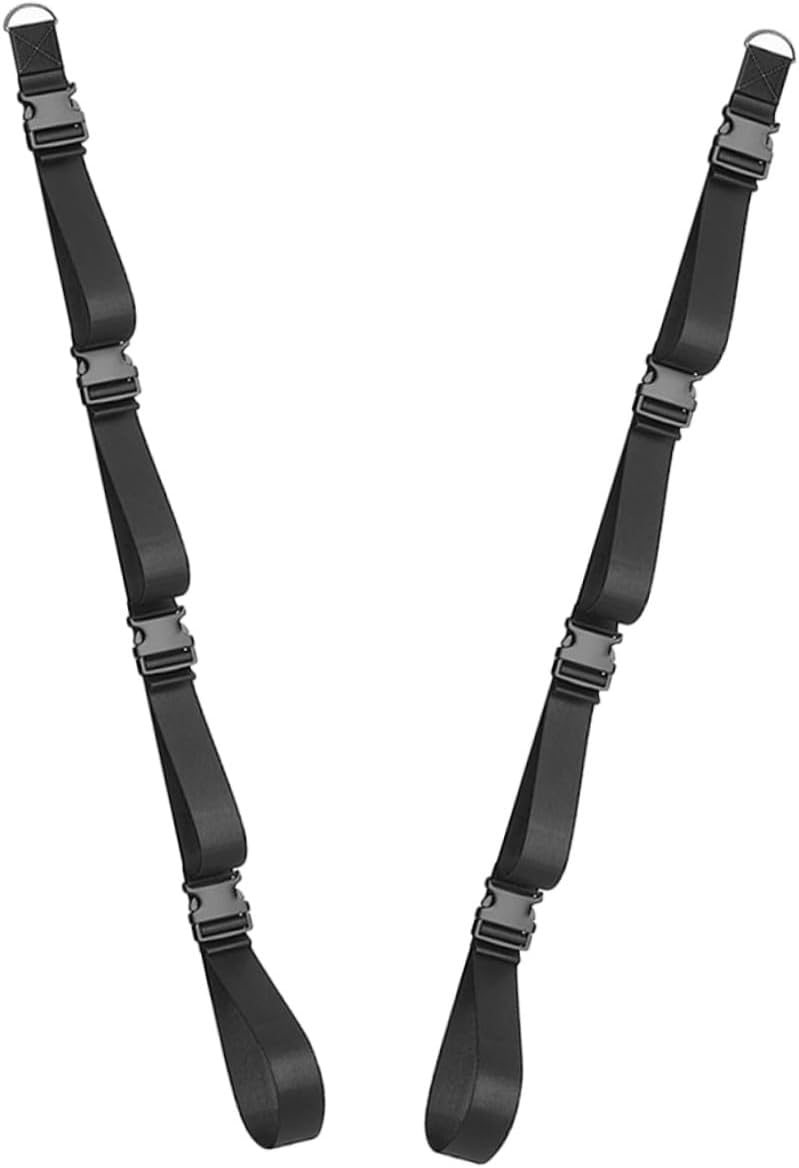 Veemoon Adjustable Wall-mount Storage Strap for Garage, Multi-use Wall Hanging Strap, 2pcs Wall Storage Organizer for Tools and Camping Chairs