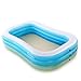 Produktbild Sable Aufblasbarer Pool, 234 x 142 x 51cm Rechteckiges Schwimmbecken für Familie, Übererdig, Garten, Outdoor (2m) (Blau)