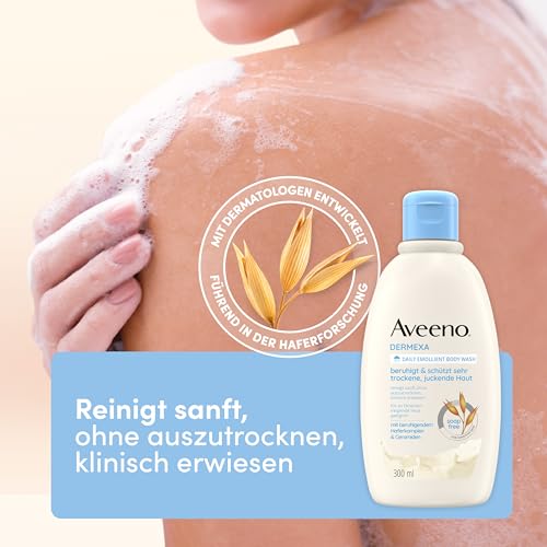 Duschcreme Aveeno Dermexa Daily Emollentien 300 ml für trockene Haut