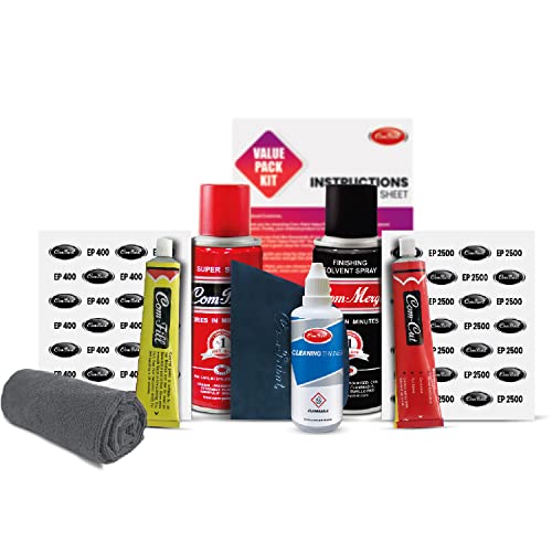 Image of COM-PAINT Best Car Scratch Remover Kit - Spray Paint for Maruti Celerio, RC Colour (Blazing-Red) - Made in India
