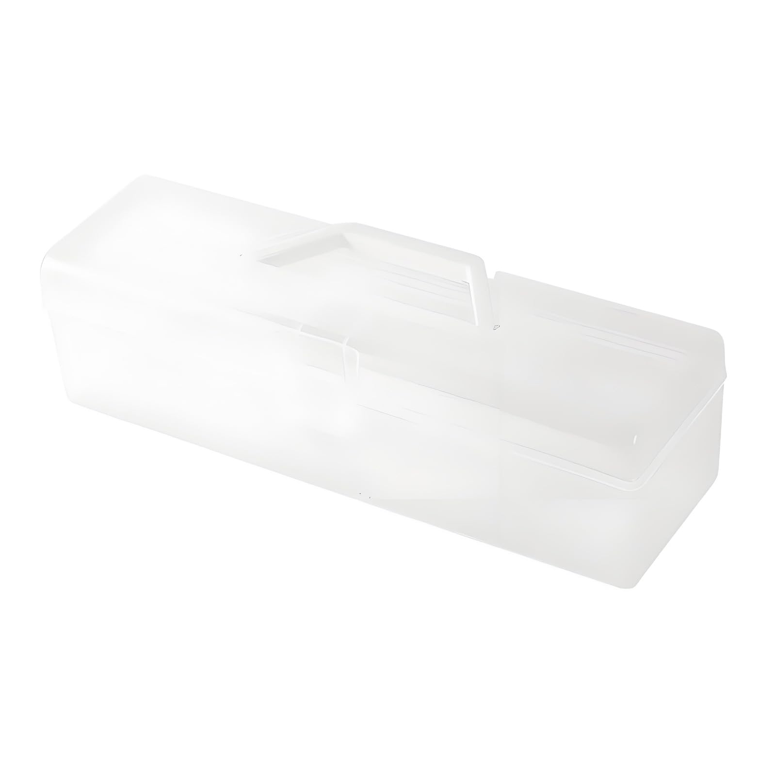 YUGSHNKFC Card with Multiple Compartments Lid Space Saving Clear Card Planner