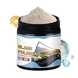 ZHUMCCY Kit di Lucidatura per Superfici Vetrose e Cristalli | 80g Composto Lucidante con Spugna,Lucidatore per Vetro - per Lenti Occhiali Orologi Gioielli Auto Dettagli Finestre Fari