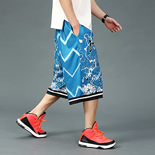 3 Pack Mens Basketball Shorts Dry-Fit Athletic Running Gym Workout Big and Tall Short Pant 4XL2