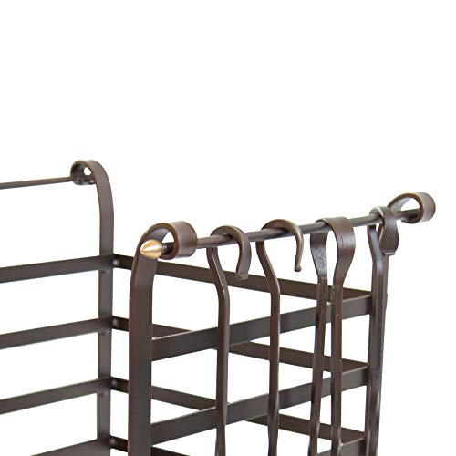 DESIGN - CARRELLO PORTALEGNA IN FERRO CON RUOTE PORTATA 200 COMPLETO DI ATTREZZI