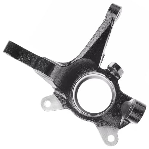 Image of Detroit Axle - Front Right Steering Knuckle for 2004-2008 Kia Spectra Spectra5, Replacement 2005 2006 2007 Passenger Side Steering Knuckle Assembly