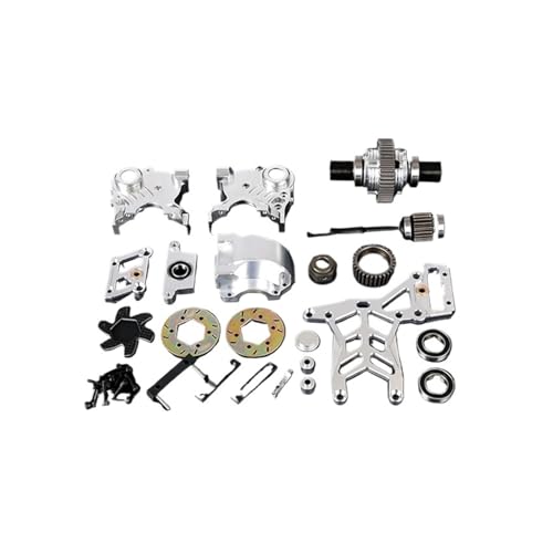 Caja de cambios central plata para modelos 1/5 HPI ROFUN BAHA y ROVAN