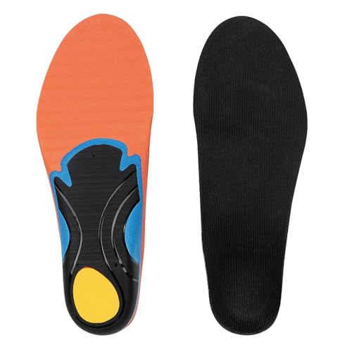 Plantillas de repuesto para zapatos Linkidea con soporte para el arco, amortiguación y absorción de impactos para aliviar el dolor de pies. (Hombres 39-40,5/Mujeres 38,5-40)