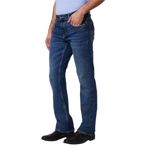 Image of Spykar Men's Rafter Regular Fit Mid-Rise Jeans