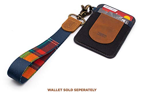 Image of POCKT Keychain Wristlet for Women and Men, Cute Wrist Lanyard for Keys, Short Key Chain Strap for Car Keys, Wallet, ID Badge & Phone | Wallace