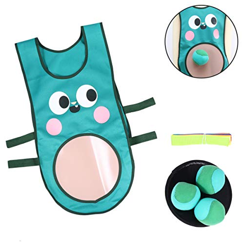 BESPORTBLE Colete de Bola Pegajoso Conjunto Colete de Alvo Pegajoso Brinquedo de Esportes Ao Ar Livr