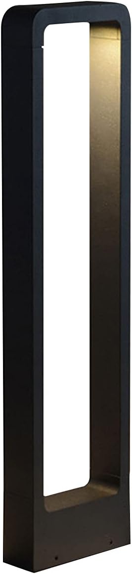 WHZWH Lawn Light Floor Lamp, Outdoor Lanterns Floor Lamp Waterproof Column Lamp, Led Pathway Lights Post Lights Garden Decorative Bollard Light, Modern Minimalist Cuboid Landscape Lamp,23.6in : Tools & Home Improvement