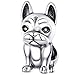 Produktbild Französische Bulldogge Charm mit Emaille für Pandora 925 Sterling Silber