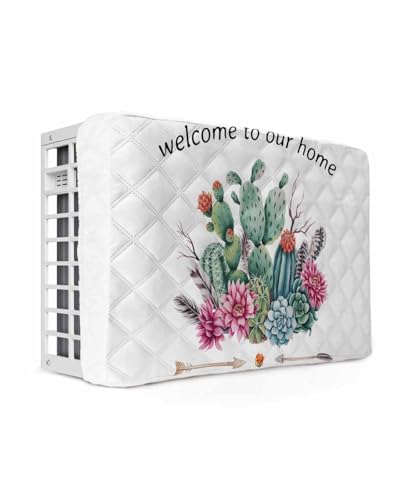 Tropical Plants Indoor AC Cover for Window Units, Country