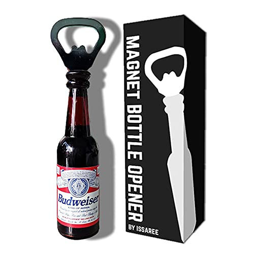 Magnetischer Bierflaschenöffner, Figur, Bierflasche, Bar, Kühlschrank, Dekoration, einzigartige Geburtstagsgeschenke, Sammlung (Budweiser) – Ansicht 1