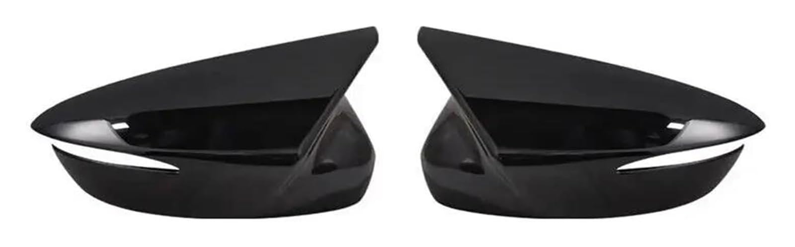 Gangxiao Gloss Black Side Door Mirror Cover For Mazda For Cx-5 Cx-3 Cx-4 2015-2019 Car Side Rearview Mirror Cover Exterior Door Horn Trim Sticker Wing(Gloss Black)