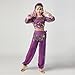 Girls Indian Belly Dance Outfits Crop Top Harem Pants Sequin Princess Cosplay Carnival Costume Sets for 5-13 Years