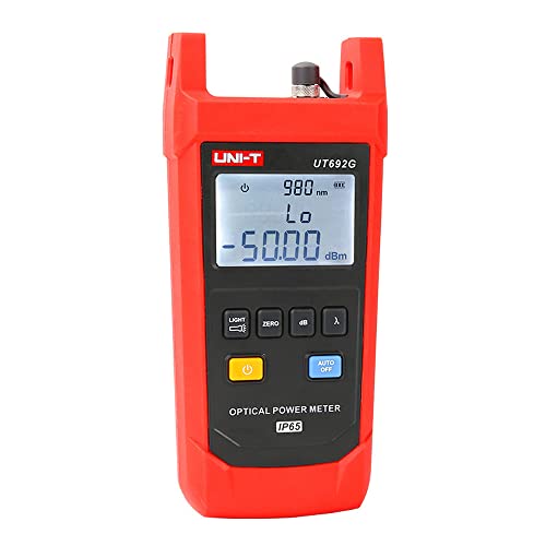 UNI-T UT692G Handheld Optical Power Meter, -50-+26 dBm, 800nm-1700nm Wave Range