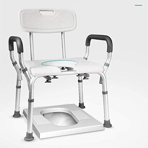Tabouret de douche médicale réglable avec assise antidérapante en caoutchouc CHEWYNP