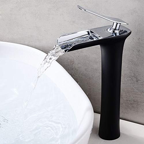 Robinet de lavabo anti-éclaboussure à effet cascade pour vasque propre