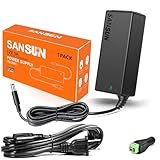 12V 5A Power Supply, AC 120V to DC12V 5.5x2.1mm Jack Converter, 12 Volt LED Driver 60W Adapter Transformer for Strip Lights, Surveillance Cameras, External HDD, Monitor, CCTV (Pack of 1)