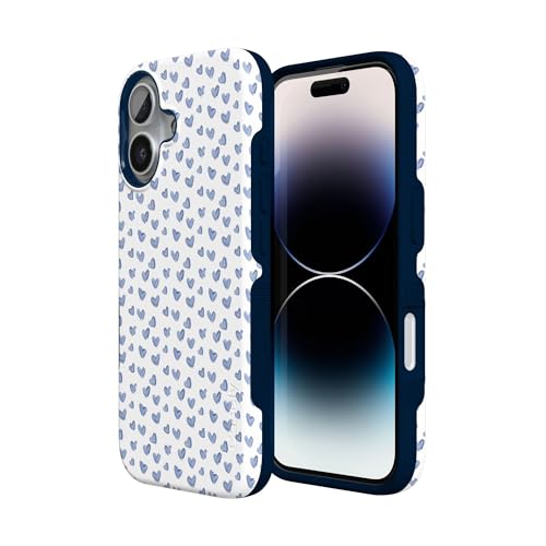 Casely iPhone 17 Case | Lovebug | Blue Hearts | Bold Protective Design | Compatible with MagSafe by Casely - Used condition - Image 2