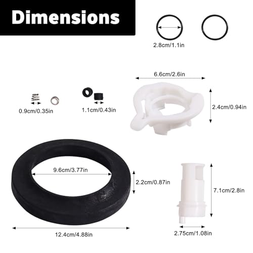 Image of 42049 Water Valve Style II Kit, Upgraded Toilet Water Valve Module Kit, Replacement for Thetford Compatible with Aqua Magic Style II Permanent Toilets