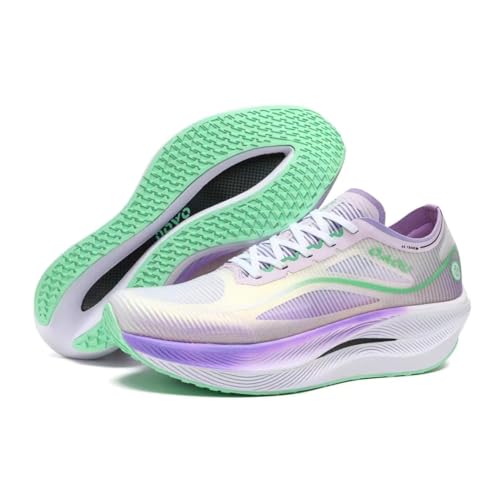 Image of Carbon Plate Marathon Running Racing Shoes Men Stable Support Shock-Relief Ultra-Light TPU Outsole Rebound Sneakers