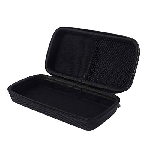 Exceart Hard Case Storage Box Shockproof Mic Waterproof Carrying Case Pouch Black 18.5 * 9 * 4.5Cm #TOP2
